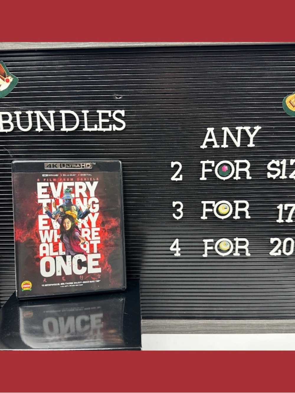 Everything Everywhere All At Once 4K Ultra Blu Ray (Bundle Eligible)